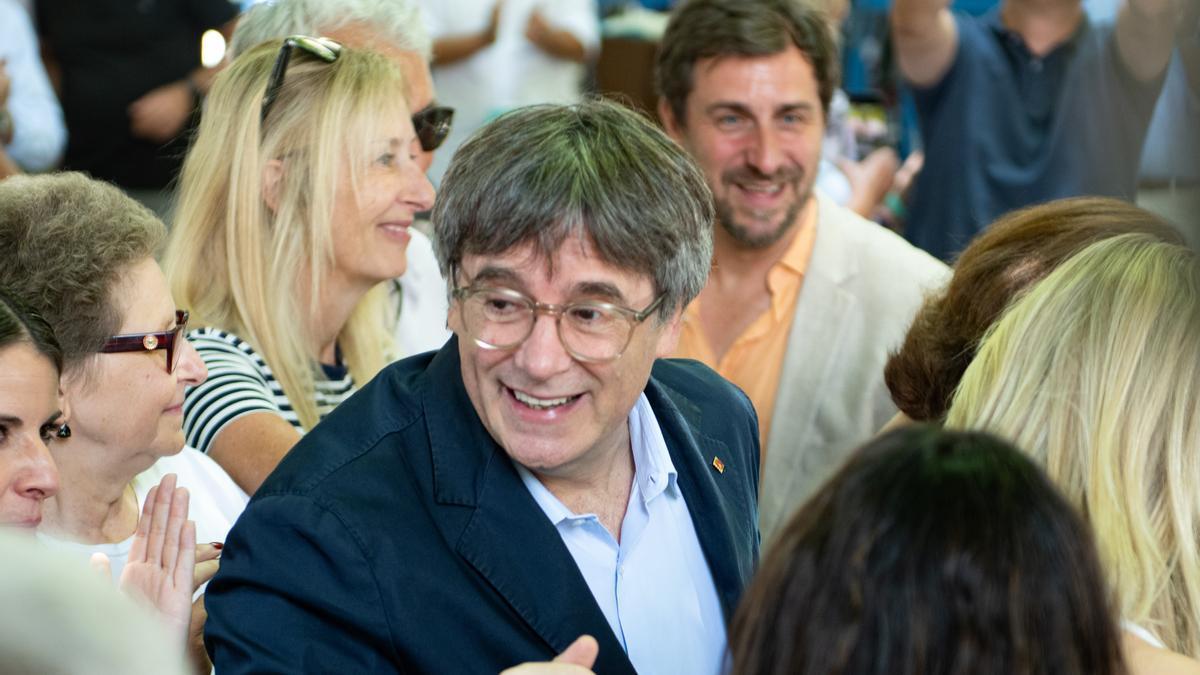 El presidente de Junts, Carles Puigdemont