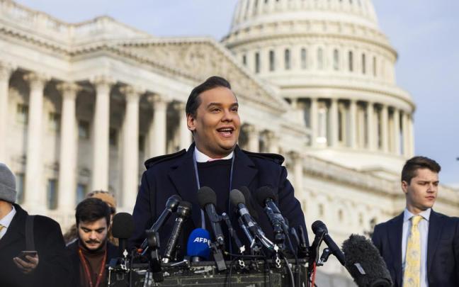 El hasta ahora congresista George Santos.