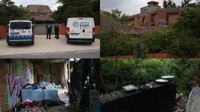 Imágenes de la clausura del antiguo convento de Agustinas. Fotos: Patxi Cascante