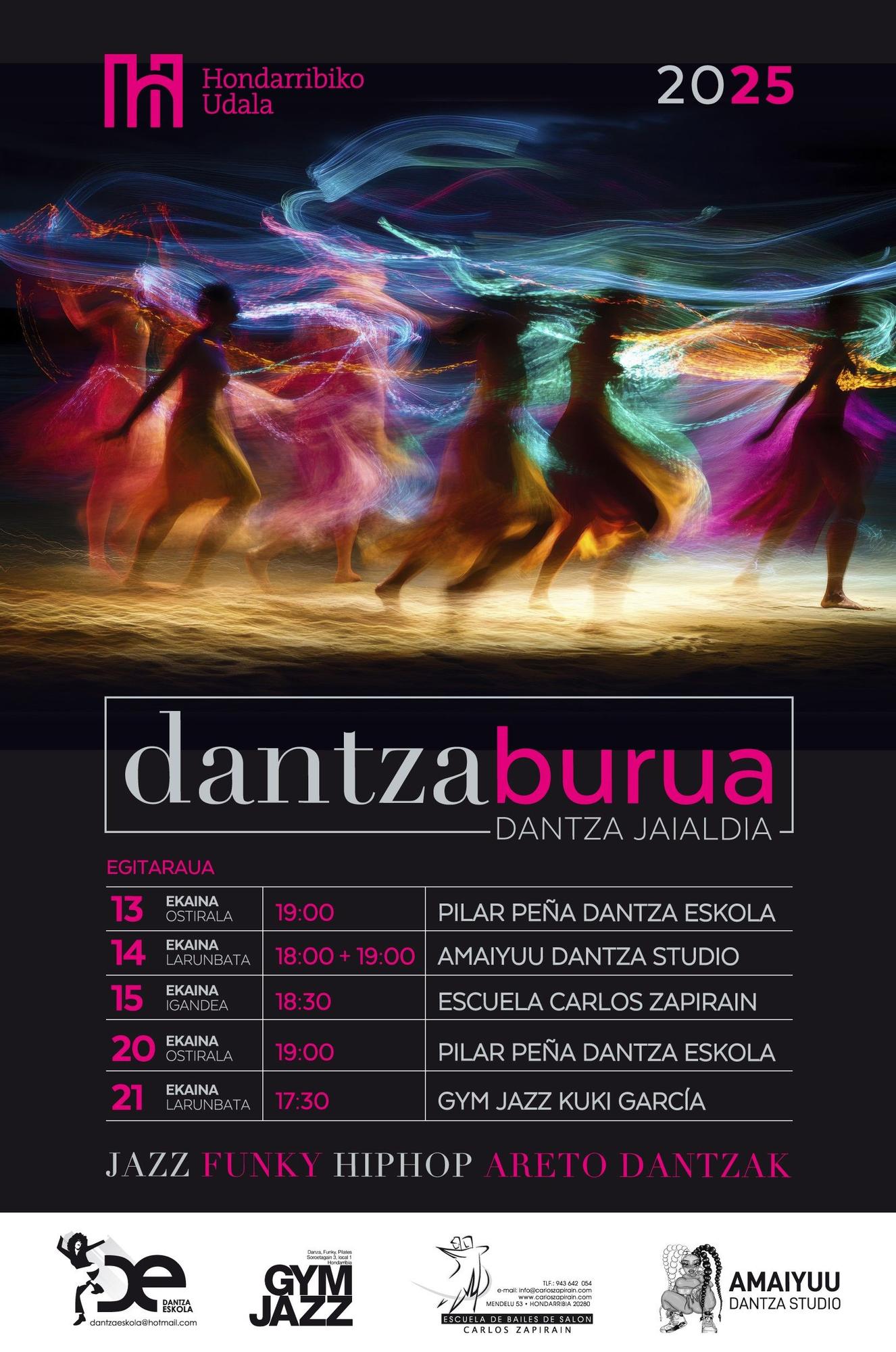 Dantzaburua jaialdiaren aurtengo kartela.