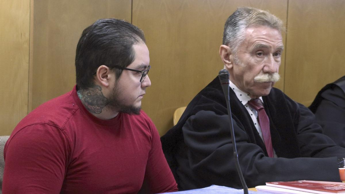 El 'carnicero tatuador' de Valdemoro, durante el juicio.