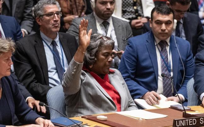 La representante de Estados Unidos ante Naciones Unidas, Linda Thomas-Greenfield.
