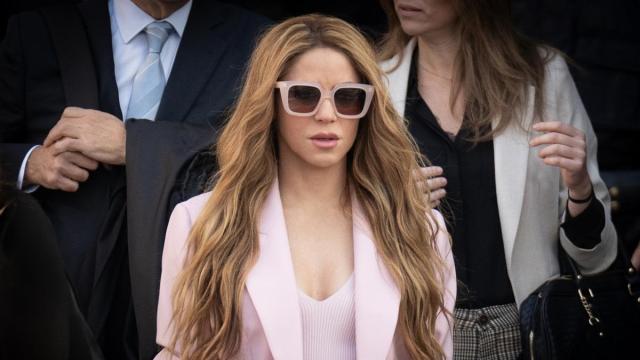 Imagen de archivo de Shakira a su salida de la Audiencia Nacional el día que comienza su juicio, 20 de noviembre de 2023