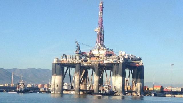 La plataforma petrolífera Sedco 702