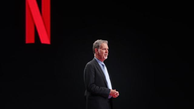 Reed Hastings, durante una conferencia.