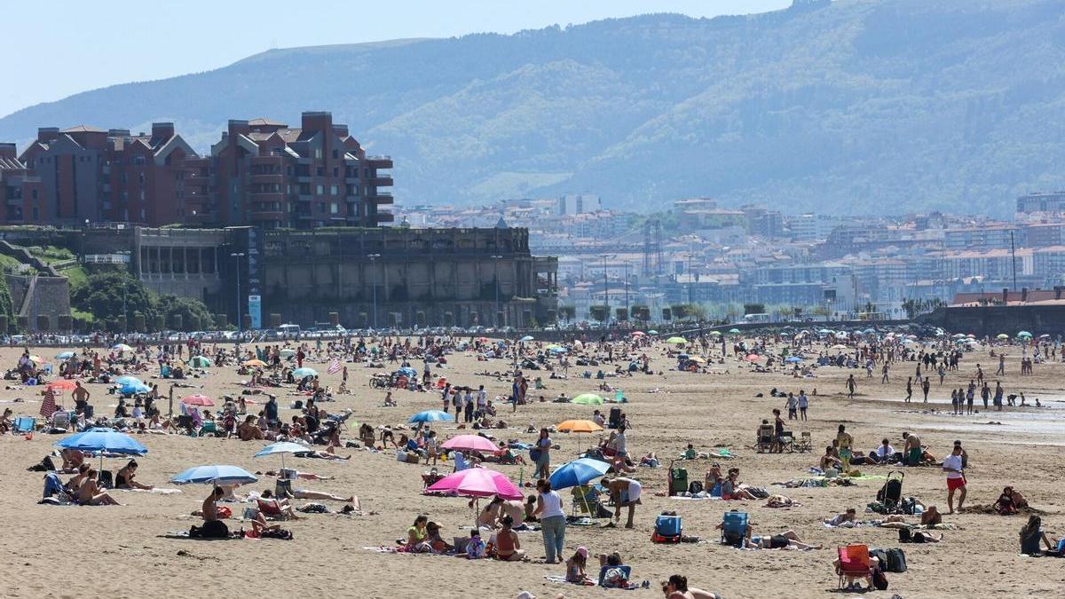 Playa de Ereaga, Getxo.