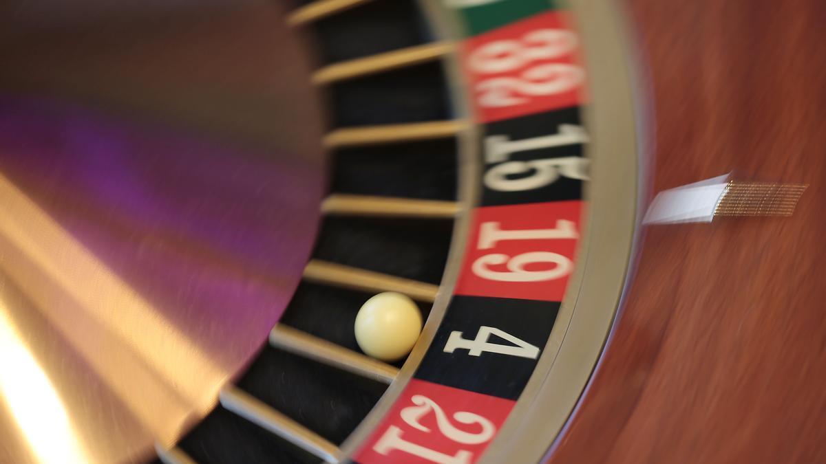Ruleta de casino.