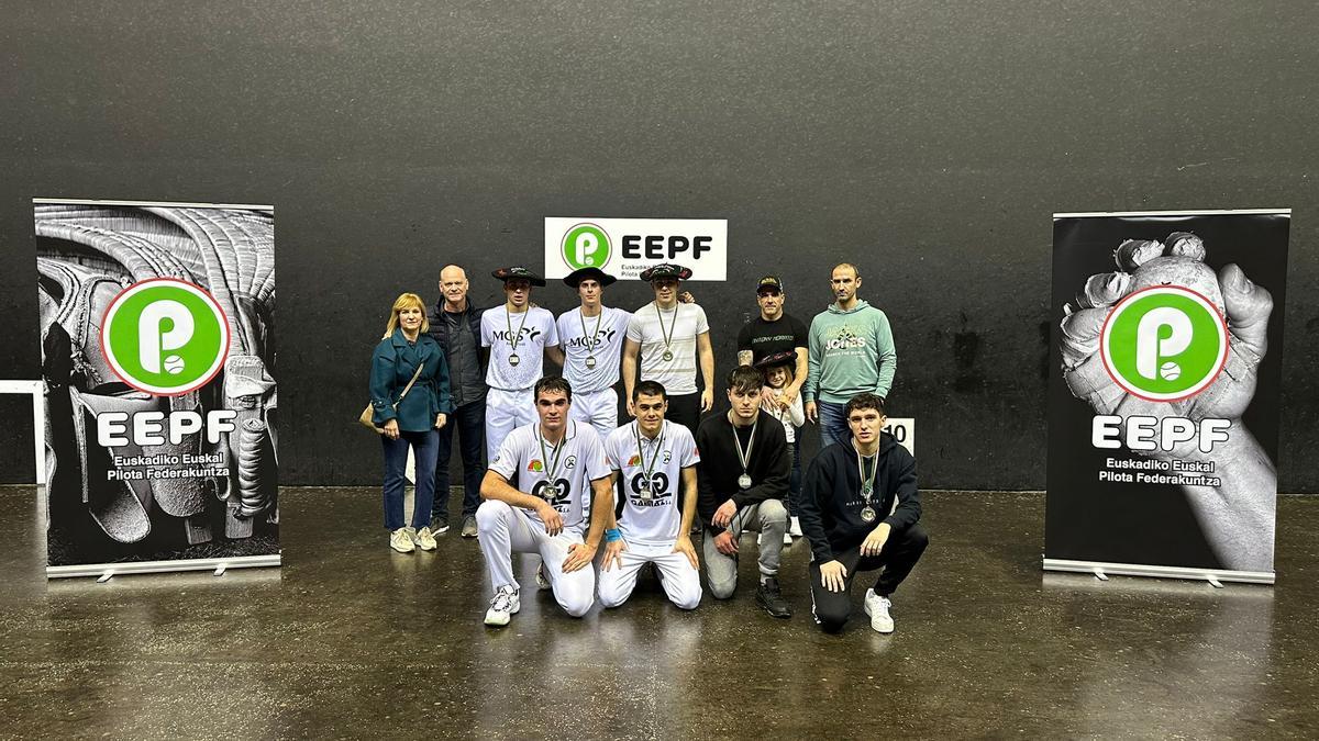 El podio de cesta.