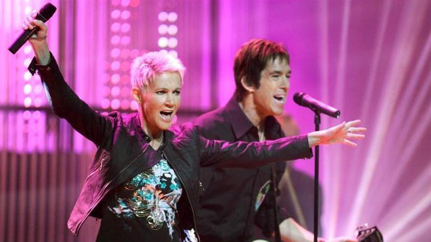 Per Gessle junto a la fallecida Marie Fredriksson durante una actuación.