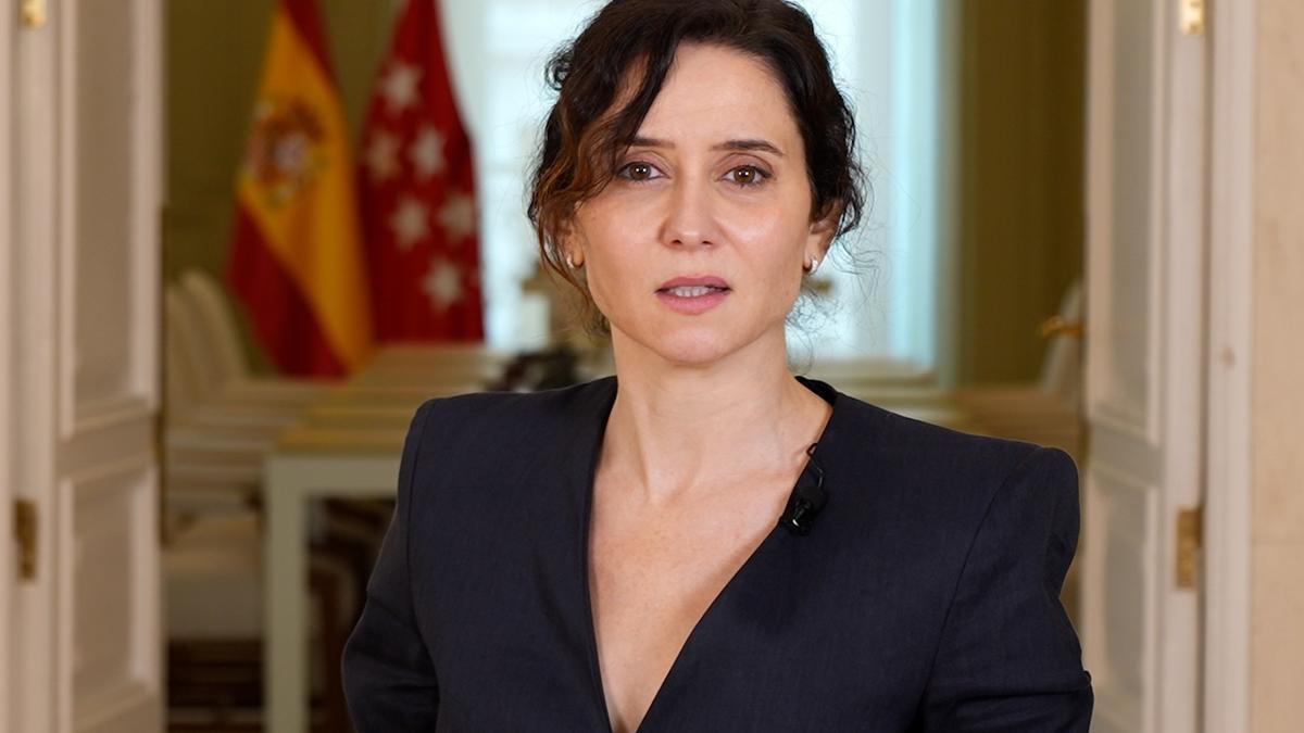 La presidenta de la Comunidad, Isabel Díaz Ayuso