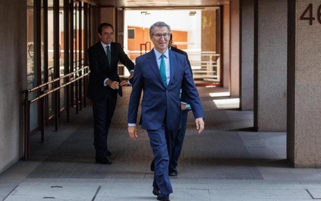 El líder del PP, Alberto Núñez Feijóo. / Alejandro Martínez Vélez El líder del PP, Alberto Núñez Feijóo.
