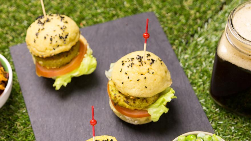 Minihamburguesas a base de verduras ultracongeladas.