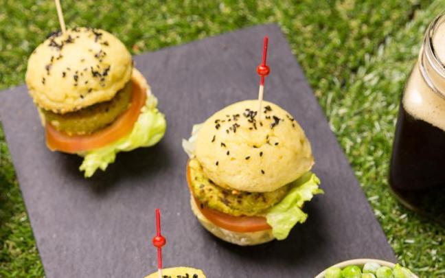 Minihamburguesas a base de verduras ultracongeladas.