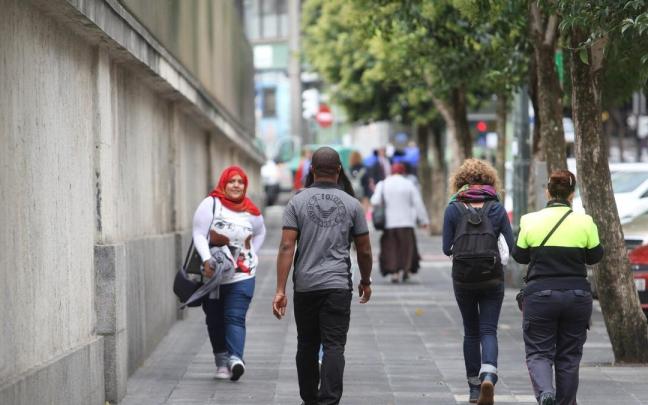 La mayor subida de cotizantes extranjeros en septiembre se produjo en Araba. / Pablo Viñas La mayor subida de cotizantes extranjeros en septiembre se produjo en Araba.