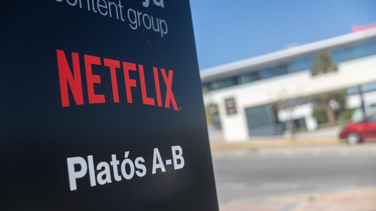 Fachada de la sede de Netflix.