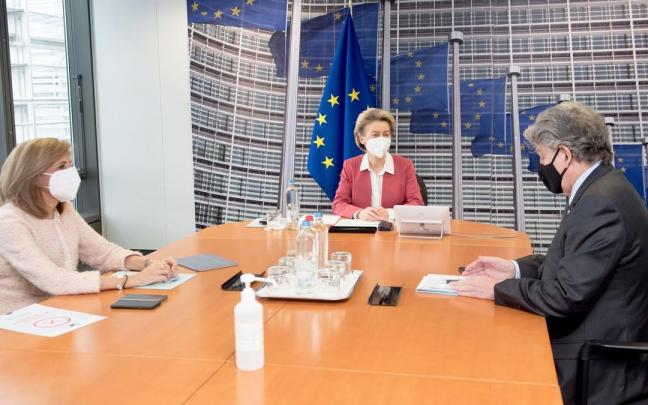 Von Der Leyen se reúne con las principales farmacéuticas en plena pandemia. / EP Von Der Leyen se reúne con las principales farmacéuticas en plena pandemia.