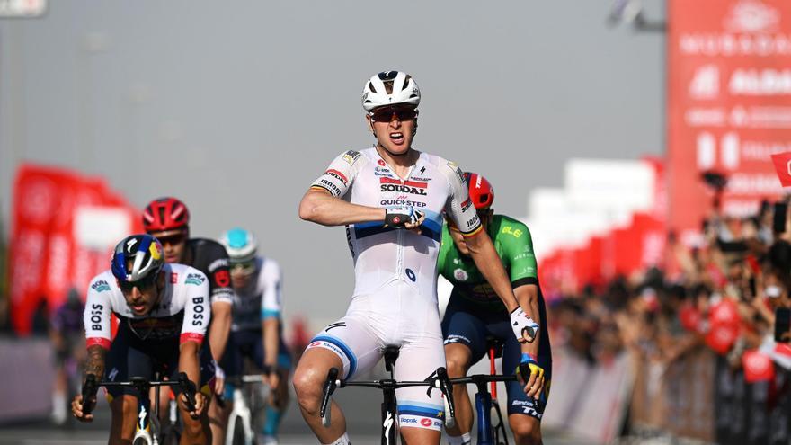 Merlier, ganador de la etapa al esprint.