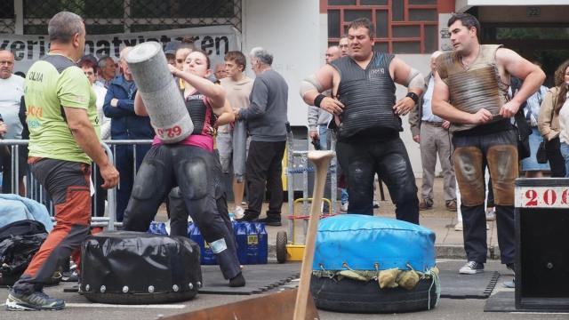 La azpeitiarra Olaia Esnaola será una de las harrijasotzailes en liza en el frontón Gurea el sábado.