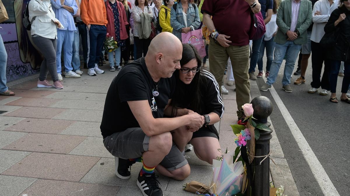 Homenaje a Samuel Luiz por el tercer aniversario de su asesinato, a 3 de julio de 2024, en A Coruña.