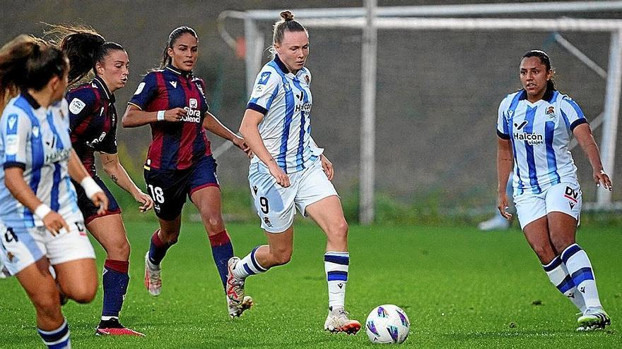 Sanni Franssi, en el encuentro del pasado miércoles ante el Levante. / R.S