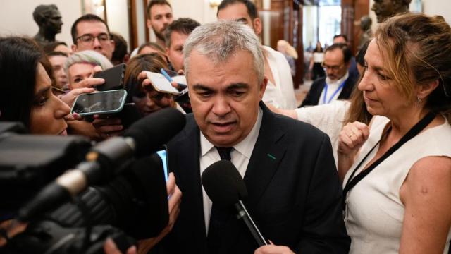 Santos Cerdán, en sus últimos momentos como diputado en el Congreso.