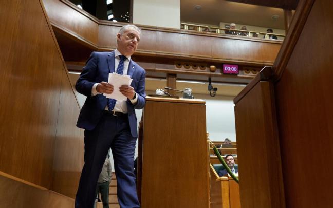 El lehendakari ha defendido la ley vasca de Vivienda que considera más ambiciosa.