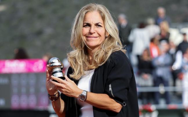 La extenista Arantxa Sánchez Vicario.