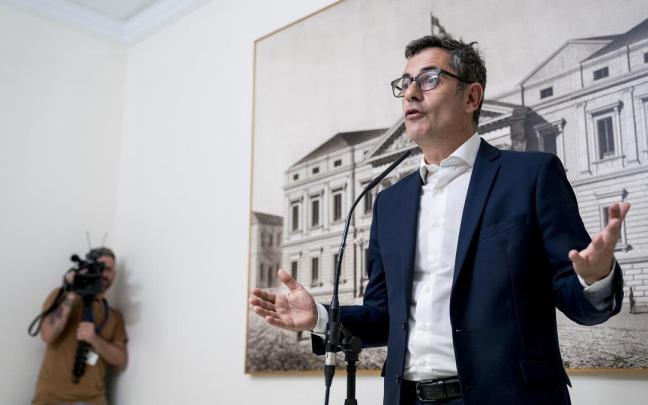 El ministro de la Presidencia, Relaciones con las Cortes y Memoria Democrática en funciones. Félix Bolaños. El ministro de la Presidencia, Relaciones con las Cortes y Memoria Democrática en funciones. Félix Bolaños.