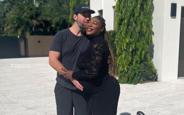 Serena Williams y su marido, el empresario Alexis Ohanian.