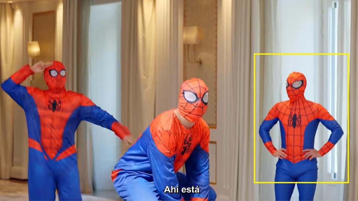 El streamer Pereira se hizo con la victoria, dejando atónito al propio Tom Holland (derecha).