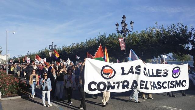 Una manifestación anterior contra la celebración del 'Galerna Fest'