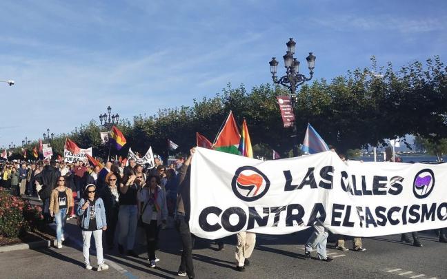 Una manifestación anterior contra la celebración del 'Galerna Fest'