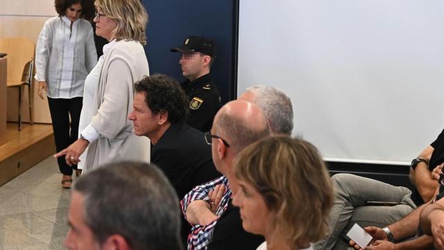 Arantza Zulueta, de pie durante el juicio en la Audiencia Nacional