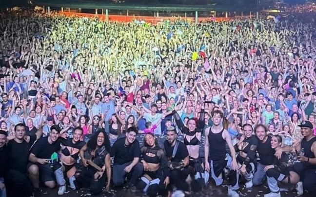 Orquesta Jamaica Show en la actuación del año pasado en Irun