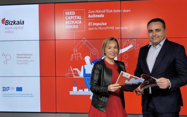 La diputada de Promoción Económica y el responsable de Seed Capital.