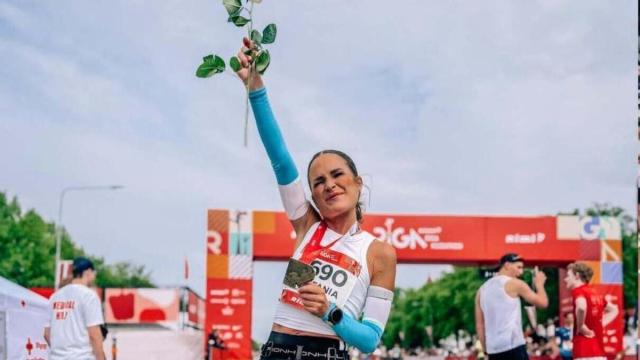 Estefanía Unzu, más conocida como 'Verdeliss', en una de sus últimas carreras