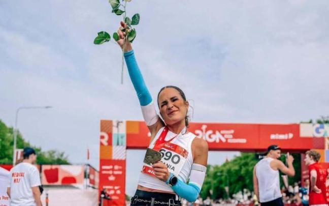 Estefanía Unzu, más conocida como 'Verdeliss', en una de sus últimas carreras