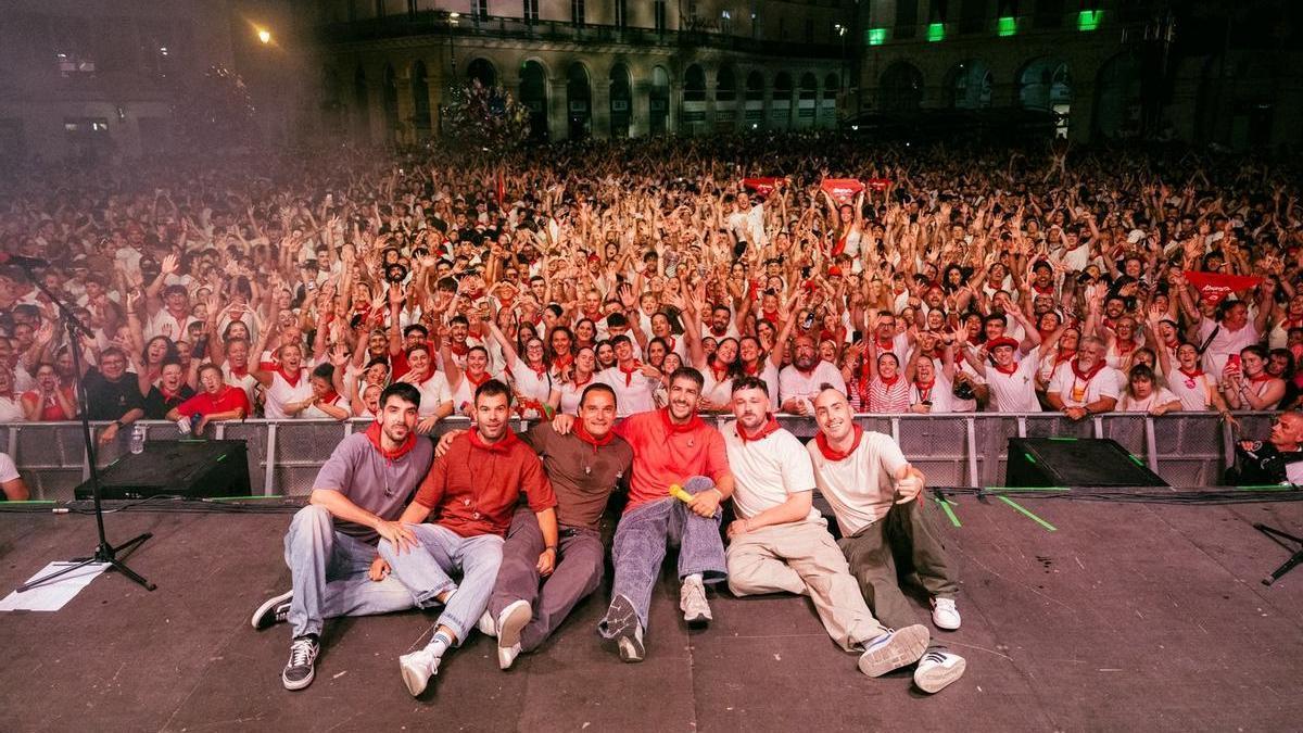 ETS (En Tol Sarmiento), en su última actuación en Baiona