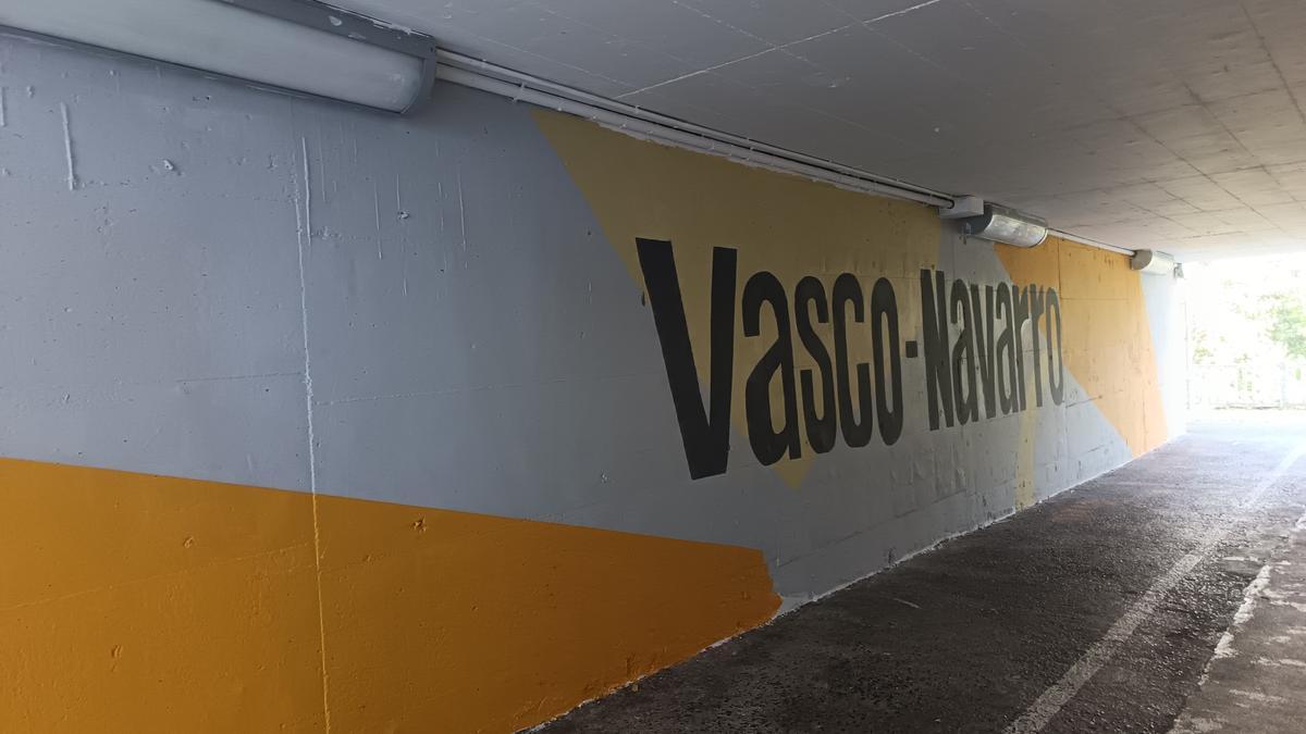 El Vasco-Navarro 'resucita' gracias a la obra que firma Mutiko Kristal.