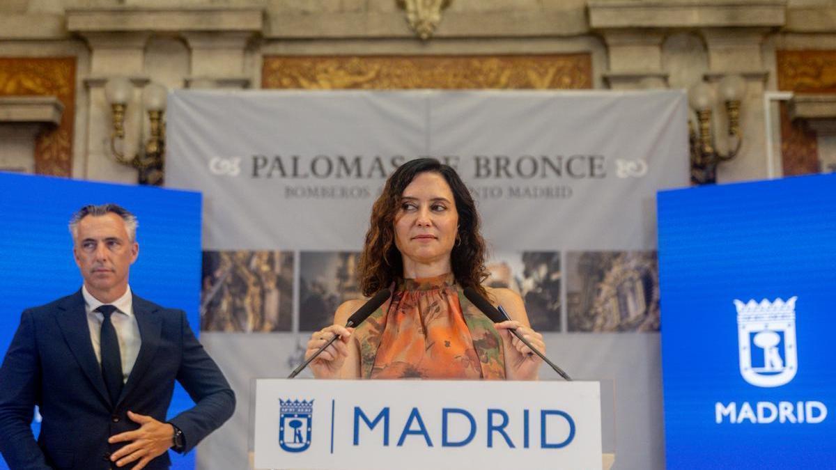 La presidenta de la Comunidad de Madrid, Isabel Díaz Ayuso
