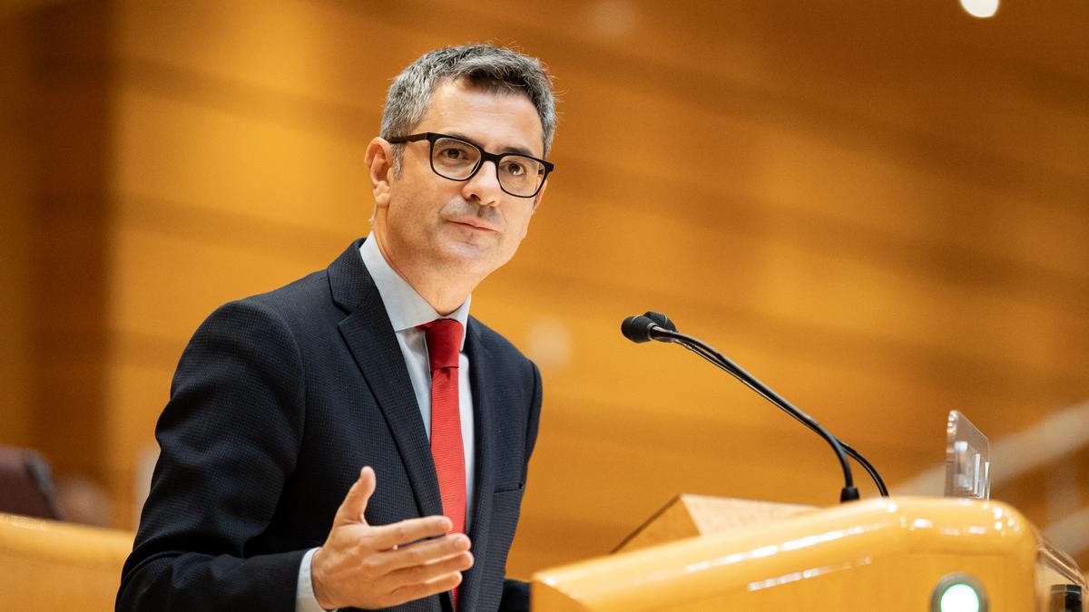 El ministro de la Presidencia, Justicia y Relaciones con las Cortes, Félix Bolaños