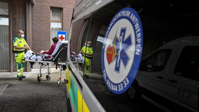 Imagen de archivo de una ambulancia belga.