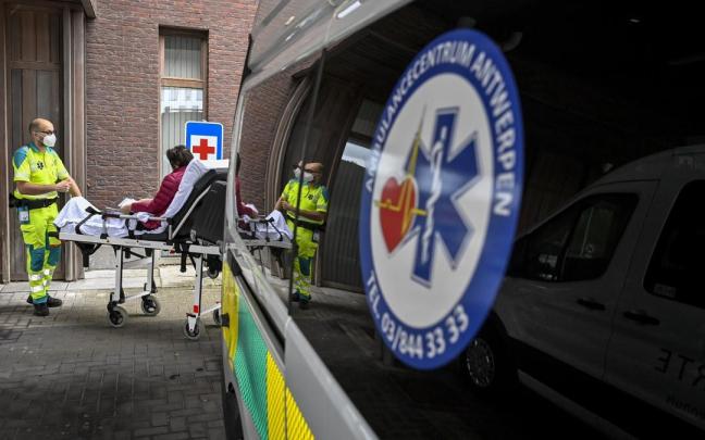 Imagen de archivo de una ambulancia belga.