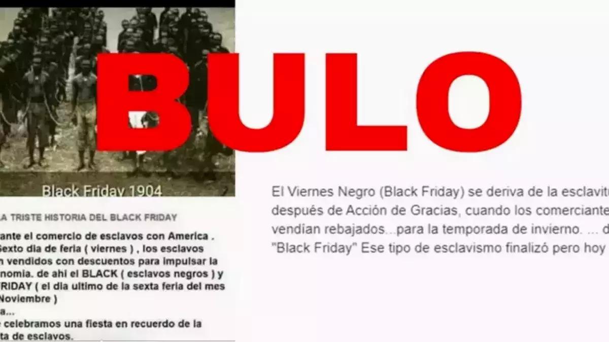 El 'Black Friday' no tiene nada que ver con el comercio de esclavos negros.