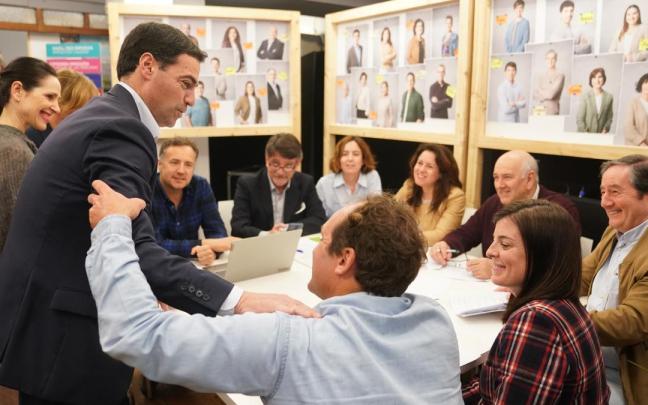 El candidato del PNV a lehendakari, Imanol Pradales