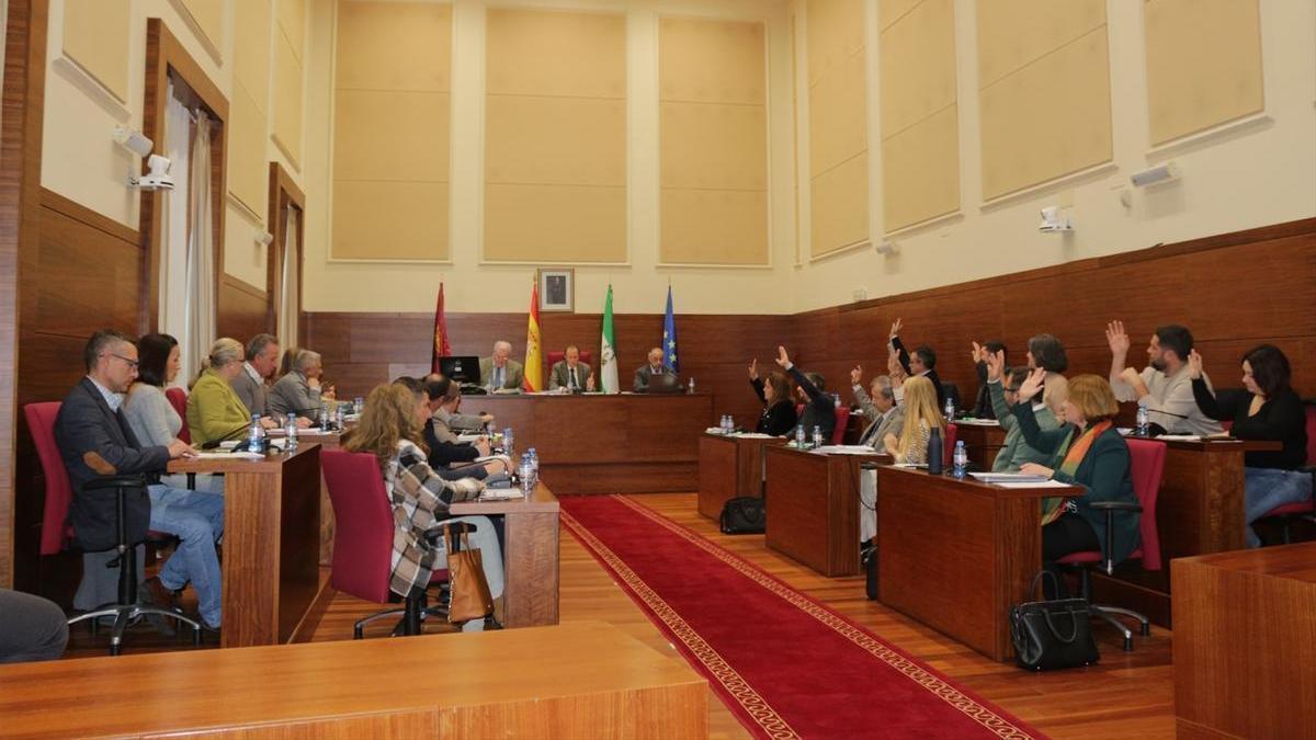 El Salón de Plenos del Ayuntamiento de Chiclana de la Frontera en una imagen de archivo.