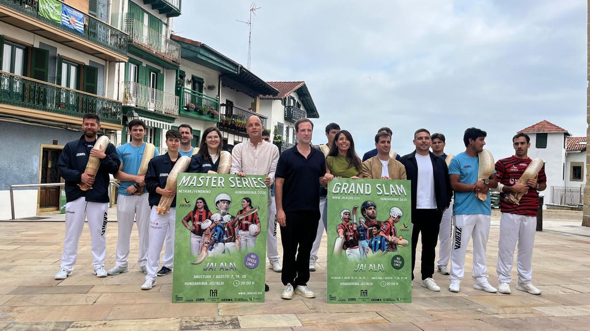 Presentación del Grand Slam de Hondarribia.