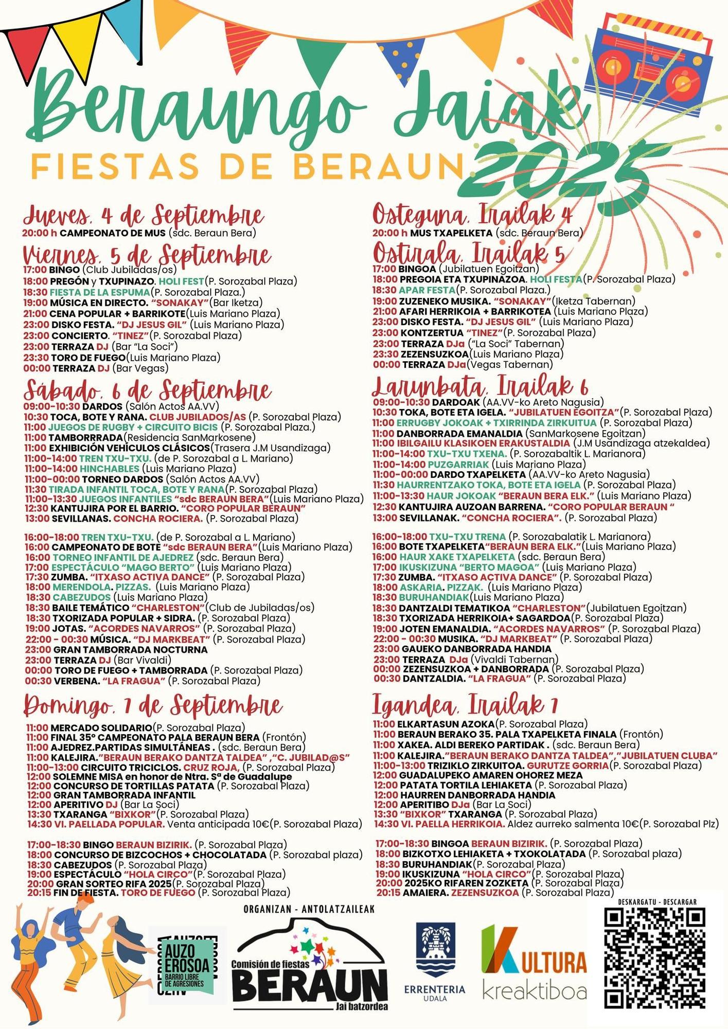 Programa de fiestas