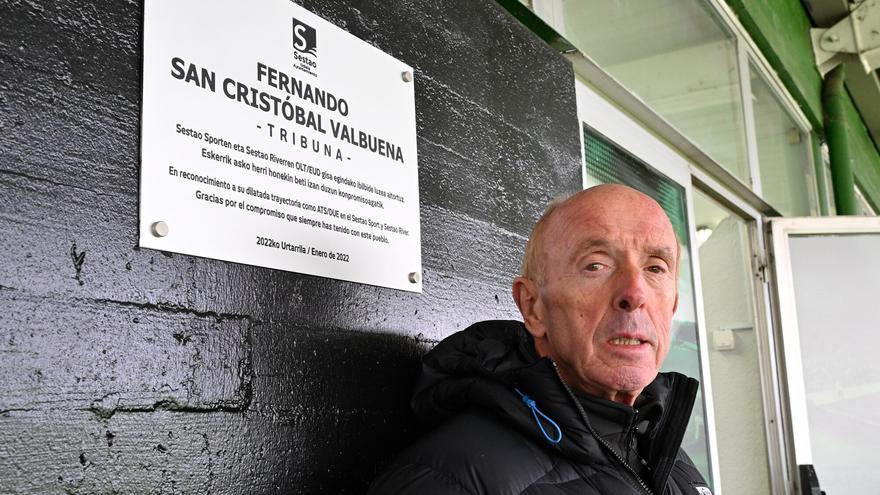 Fernando Sancristóbal en Las Llanas. Foto: OSKAR MARTÍNEZ