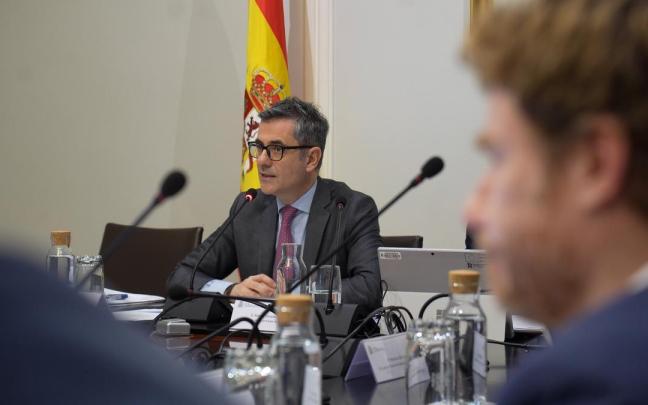 El ministro de Presidencia, Justicia y Relaciones con las Cortes, Félix Bolaños.
